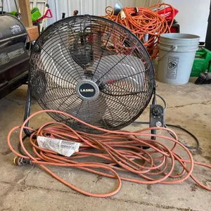 Floor Shop Fan & Large Extension Cord
