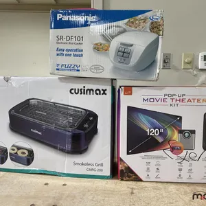 Panasonic Rice Cooker, Pop-up Theatre Kit & Electric Grill
 UNRESERVED