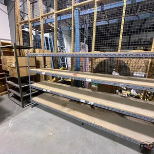 (2) Shelving Units & Wood Cabinet
 UNRESERVED