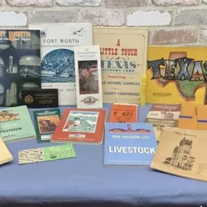 BOX LOT: TEXAS THEMED MEMORABILIA & EPHEMERA
