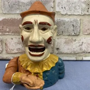 VINTAGE MECHANICAL BANK - BOOK OF KNOWLEDGE