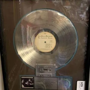 FRAMED & MATTED PLATINUM SALES AWARD -