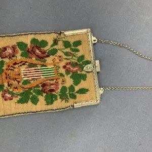 VINTAGE SAKS FIFTH AVENUE BEADED EVENING BAG