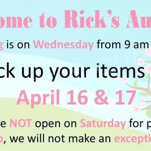 LIVE Online Auction - April 15, 2026