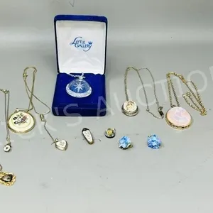 collection of various costume jewelry