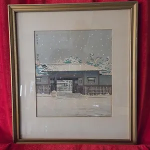 Winter Pagoa with Barrel