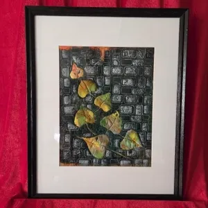 Aspen Leaves on Fabric