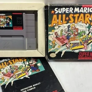 Nintendo NES Super Mario All Stars Complete with b