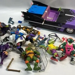 Vintage TMNT Action Figure & Accessory Lot