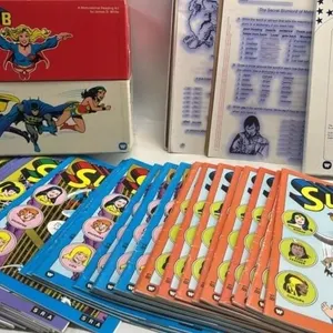 Vintage DC COMICS Motivational Reading Box set