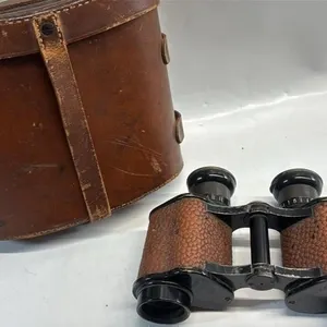 WWI Military Stereo 6x30 Crown Optic Binoculars
