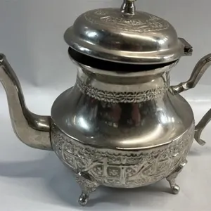 Silver plated Arabic 4 cup tea pot