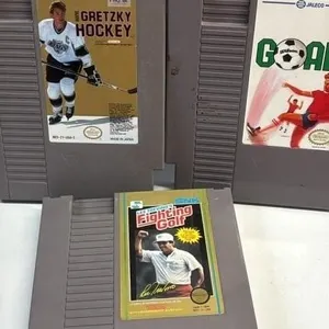 Nintendo NES Game lot Gretzky Hockey Golf