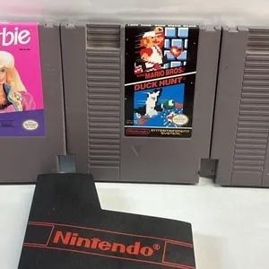 Nintendo NES Game Barbie Dr Mario Duck Hunt