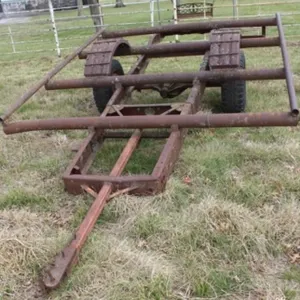 4 Bale Homemade Hay Trailer (pin hitch)