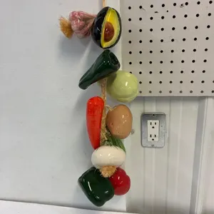Ceramic veggie decoration
