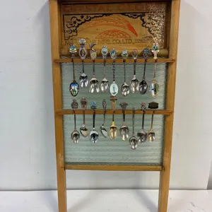 Washboard and collector spoons.