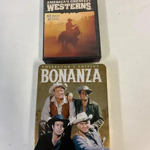 DVD western movies and Bonanza Series