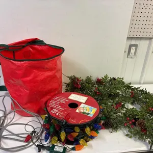 Christmas lights and decorations