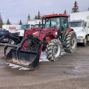 2012 Farmall 95 Case Tractor with Front End Loader and Grapple SN 592949