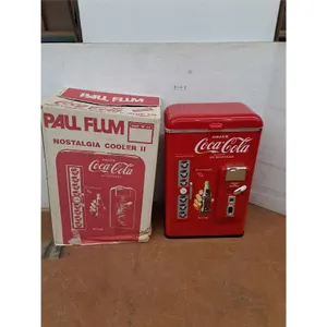* Coca-Cola Nostalgia Cooler Ice Chest w/Original Box - 38x26x18" Box - Cannot Ship