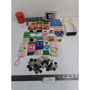 Assorted Vintage Seamstress/Kitchen/Medicine Cabinet Products - Some Appear Unused