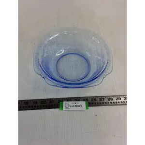 Vintage Federal Glass "Madrid Pattern" 10" Bowl - 1 Chip