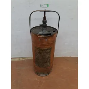 # Vintage Guardian Copper/Brass Hand-Pump Fire Extinguisher- 26" High - PICK UP ONLY