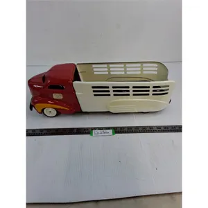 Vintage Wyandotte Pressed Metal "Skeeter's Garage" Stake Truck - 20" Length