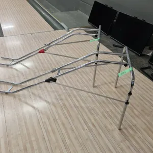 (2) Metal Bowling Ramps for Assisted Play