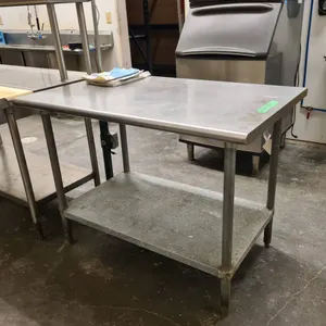 4' Stainless Steel Work Table with Undershelf