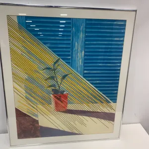 Artwork Plant in sunbeam 29"w x 33.25"h