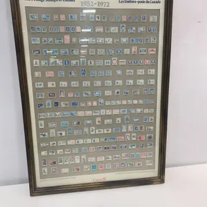 Artwork Canada Post Reflections of Canada Postage stamps of Canada 1952 - 1972 23"w x 33"h