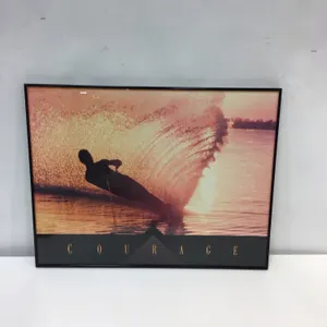 Motivational art “Courage” 26.25”w x 20.25”h