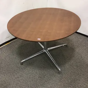 Coalesse Brand Round Table with minor dents & Scratches 42"d x  28"h