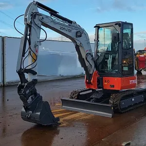 New! 2025 ZT35G Enclosed Cab Excavator, 3500KG, EPA ,Yanmar diesel, pilot system