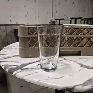 (25) Water Glasses, (1) 25 Compartment Dishwasher Rack