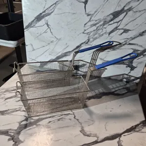 (2) 5-3/4" x 13-1/2" x 6" Fryer Baskets