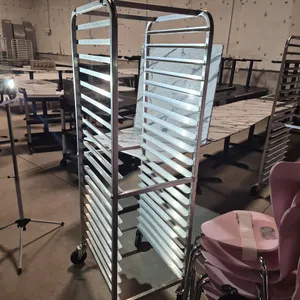Aluminum 20 Tier Sheet Pan Rack on Casters