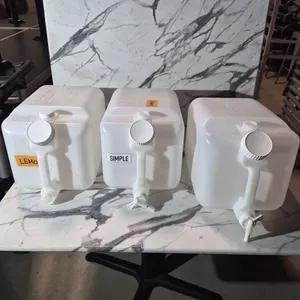 (3) Impact 5 Gallon Polycarbonate Beverage Dispensers