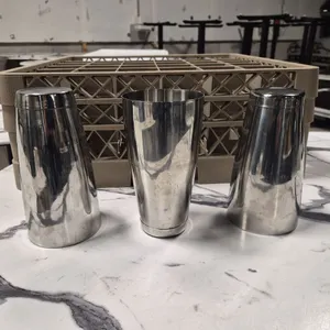 (3) Stainless Steel Bar Shakers