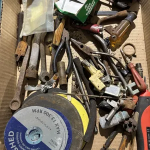 Grinder wheels, and miscellaneous, small tools