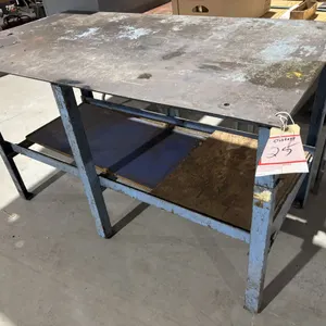 Steel welding table, 56 x 30 x 34”