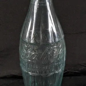 20" TALL EMBOSSED COCA COLA BOTTLE DISPLAY FIGURAL SIGN (BOTTLE PAT DEC 25 1923)
