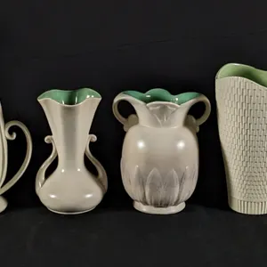 8 PIECES ASSORTED RED WING ART POTTERY MID CENTURY MODERN MCM
