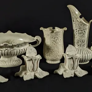 12 PIECES ASSORTED RED WING ART POTTERY MID CENTURY MODERN MCM