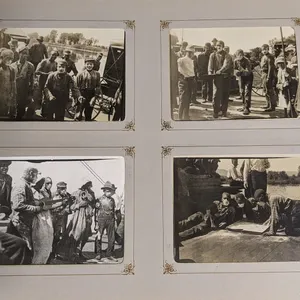INCREDIBLE HISTORICAL PHOTOGRAPH ALBUM BELONGED TO HARRY A. KLENE - QUINCY ILLINOIS STEAMBOATS WORLDS FAIR MISSISSIPPI RIVER ETC ETC