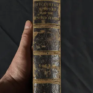 1843 PICTORIAL HISTORY OF THE UNITED STATES VOL I-II JOHN FROST A.M. ANTIQUE BOOK