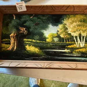 Two Framed Landscape Paintings