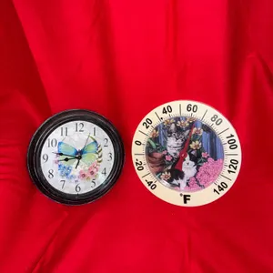 Butterfly Clock and Thermometer